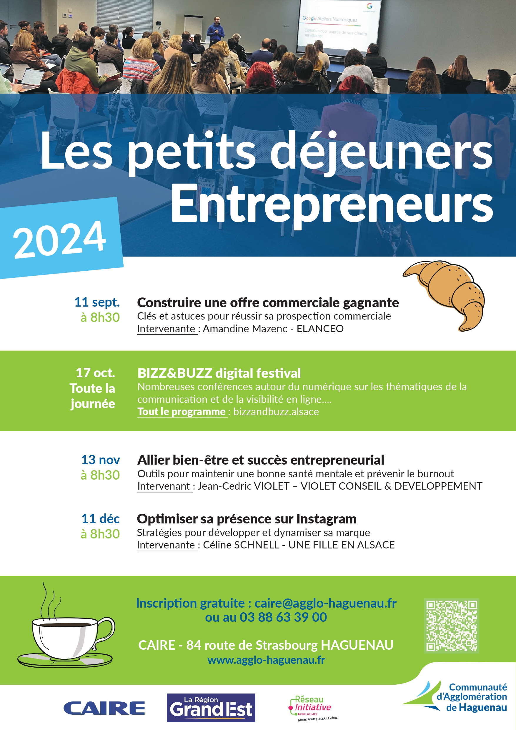 Petits déjeuners des entrepreneurs